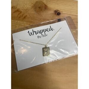 Initial Necklace Letter H